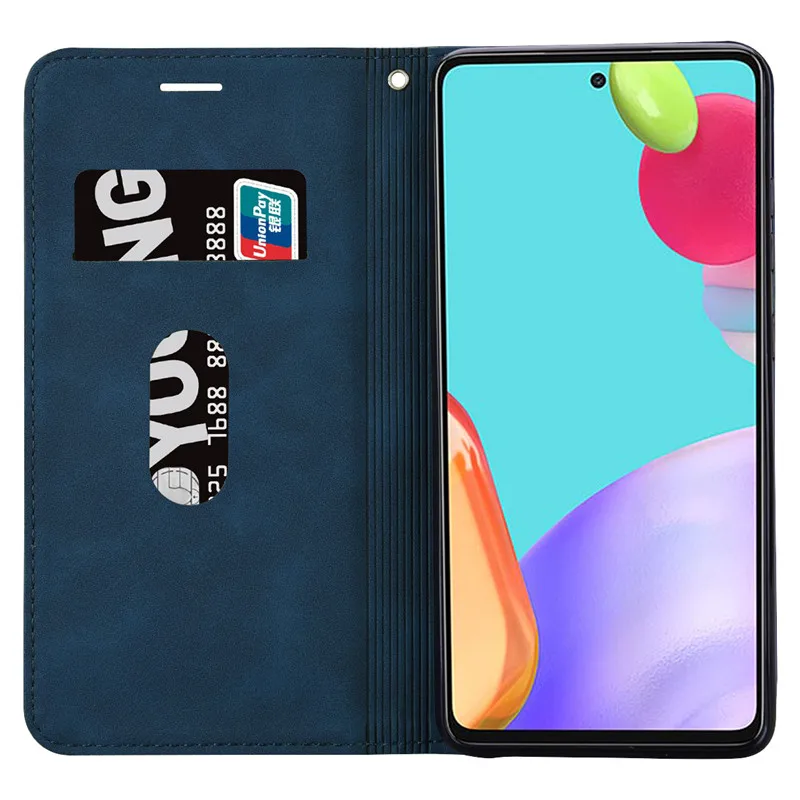 Кожаный чехол-книжка с бумажником для телефона Huawei Honor 7A 7C Pro магнитом
