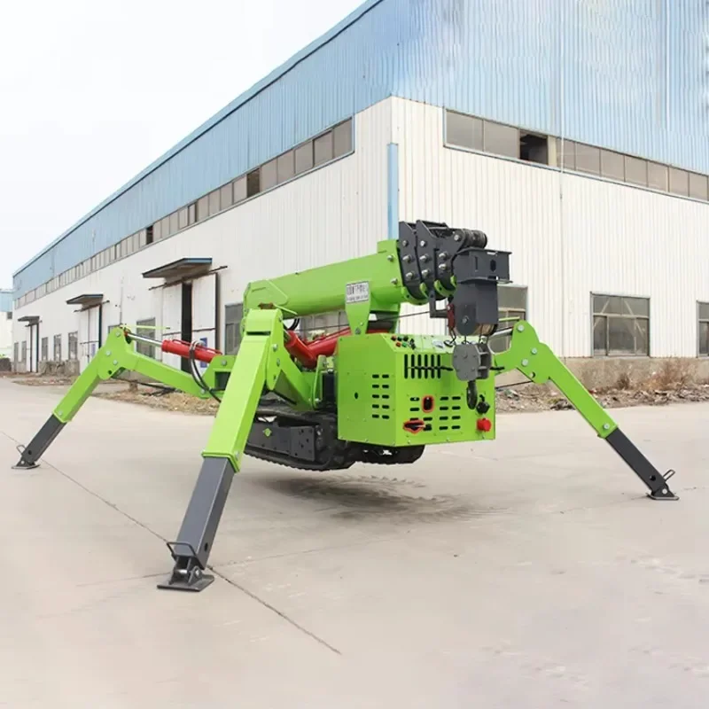 Заводская поставка мобильный мини-кран-паук с длинной рукояткой