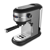 cafe shop mocha cappuccino latte multi compatibility semi automatic espresso coffee machine with hot steam milk frother