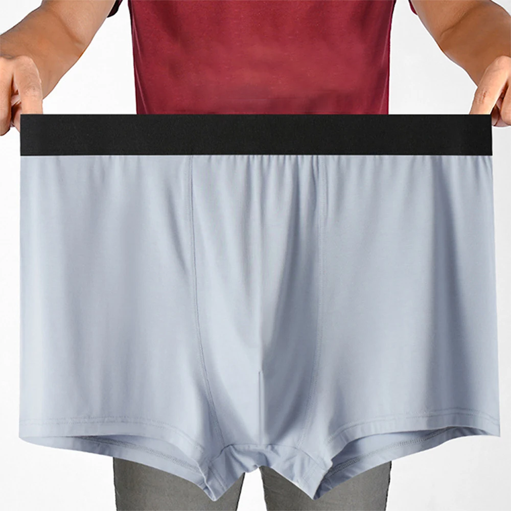 

Boxershorts Men Breathable Underwear Boxer Briefs U Convex Pouch Smooth Shorts Panties Underpants Swimwear Beachwear Plus Size