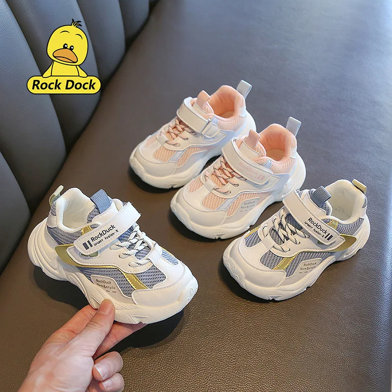 

Kid Sports Shoes Spring 2022 Single Shoe Cushioning Soft Sole for Boys Girls Fashion Brand Thick Sole Casual Shoe for Children