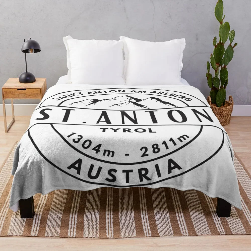 Святой Антон - Святая ам Арлберг Австрия Плед Тонкие гигантские одеяла для дивана