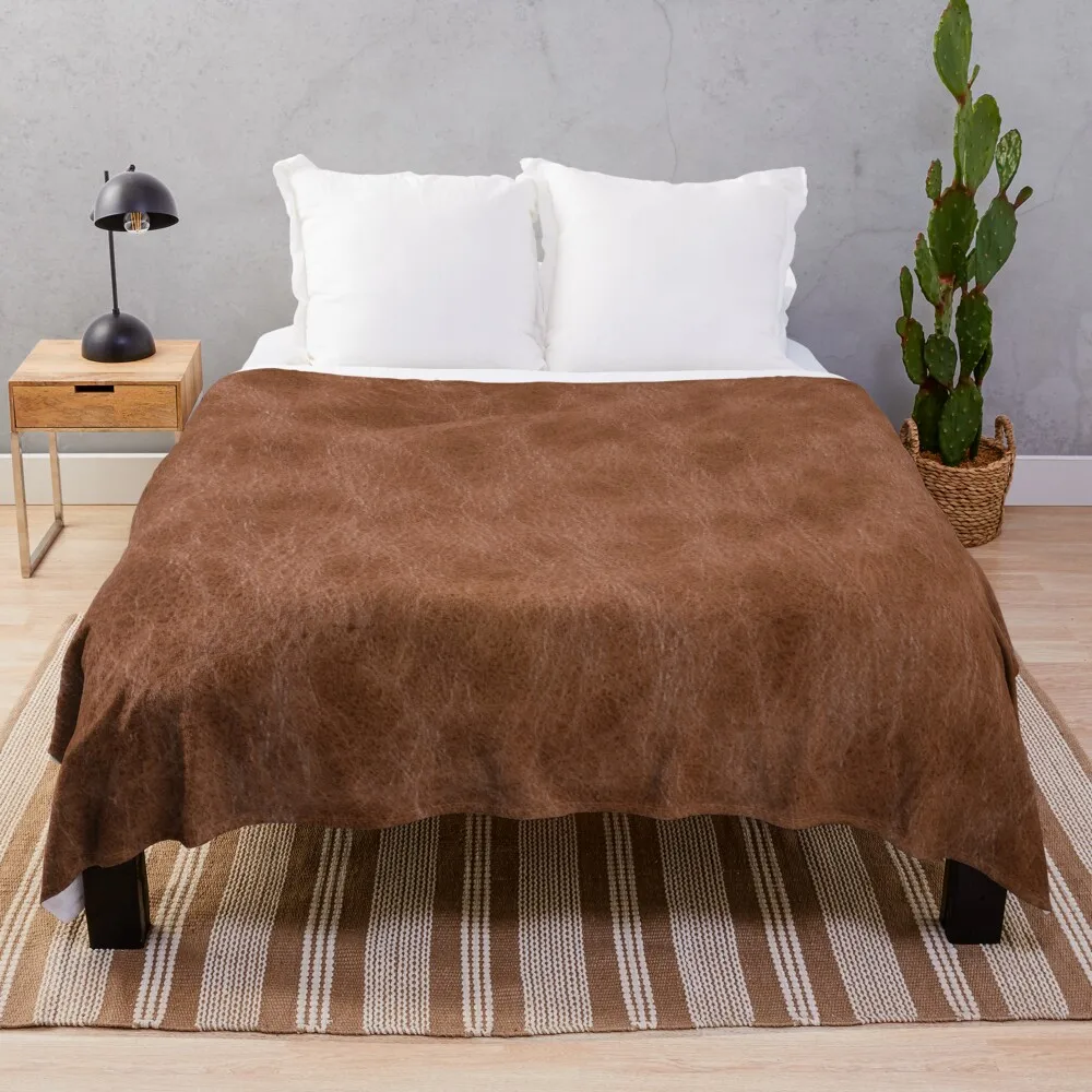 

Cowhide Detail Throw Blanket Heavy Blanket