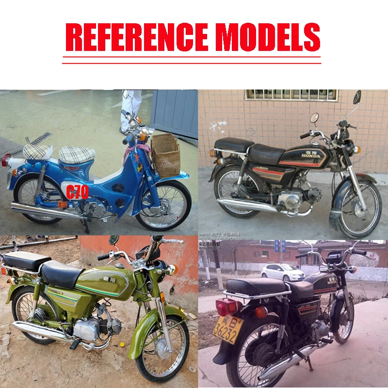 Переднеезаднее колесо мотоцикла в комплекте для Honda Lifan Loncin Jialing JH70 CD70 C70 ST70 DY90 C90, комплект ободов барабанного тормоза со спицами (art.: 3920ccfa44ebf) - 3920ccfa44ebf