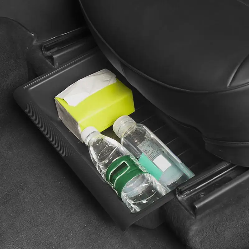 

For Tesla Model Y Under Seat Storage Box Case car seat Organizer Vehicle Underseat Drawer Holder For Tesla Model Y Interior Tray