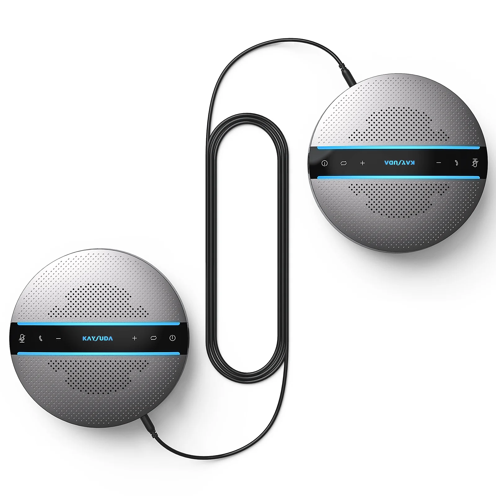 

2 in 1 Daisy chain New Fashion Portable wireless USB Desktop Microphone Omni-Directional pick-up Conference Speakerphone