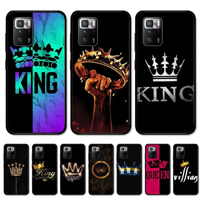 

King Queen Art Phone Case For Redmi Note 8A 7 5 Note8pro 8T 9Pro note 6pro Funda Capa