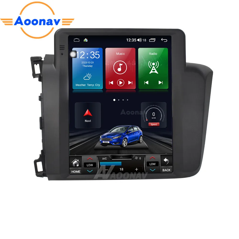 

Автомагнитола на Android 10,0, 4G, LTE, для Honda Civic 2012, 2013, 2014, 2015