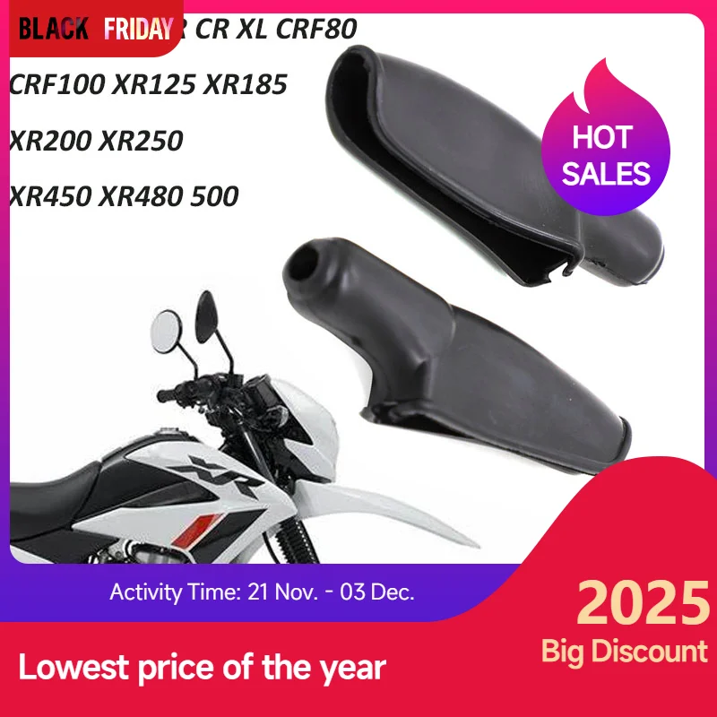 

Резиновые чехлы на тормозные ручки сцепления для Honda XR CR XL CRF80 CRF100 XR125 XR185 XR200 XR250 XR450 XR480 500, крышка руля