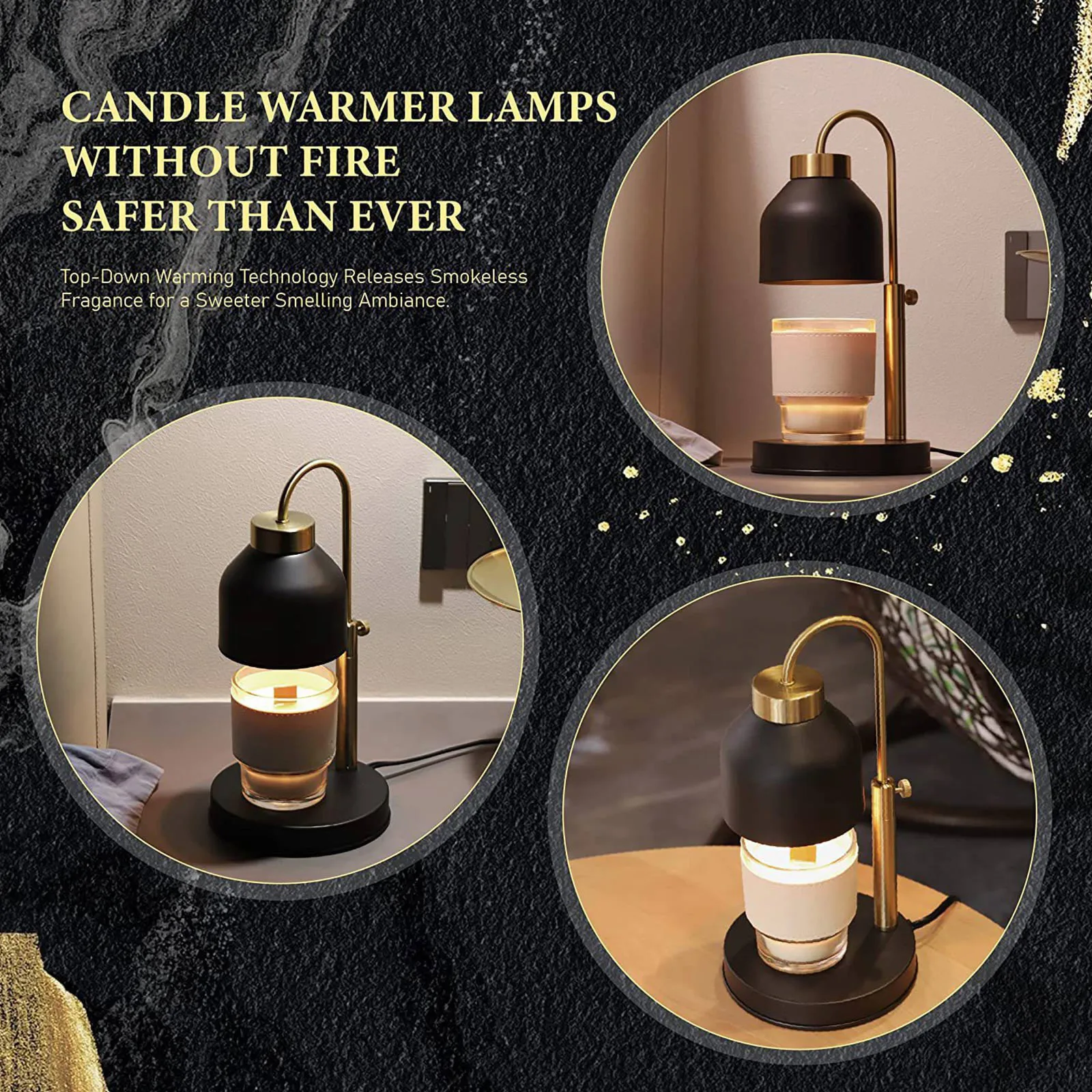 Современная лампа для подогрева свечей металлическая восковая горелка ретро