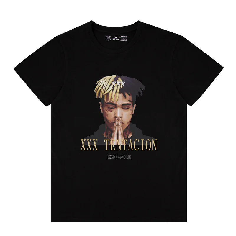 Футболка XXXTentacion для мужчин и женщин Повседневная Уличная одежда Свитшот в стиле