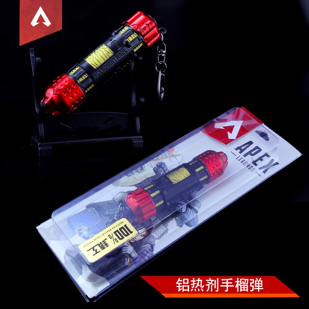 Брелок для ключей мужчин и женщин металлический брелок с металлической гранатой