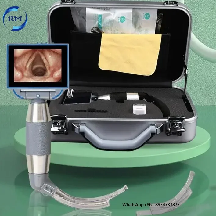 Медицинский портативный эндоскопический ларингоскоп с разрешением 640x480 для