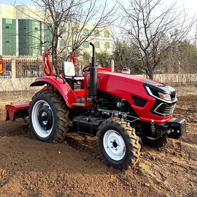 Фото Высокопроизводительный сельскохозяйственный трактор 4WD 4x4 50-70 л.с. для фермерских хозяйств и подготовки земли №4