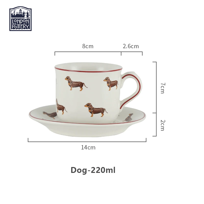 

Кружки London Pottery 220 мл с изображением животных