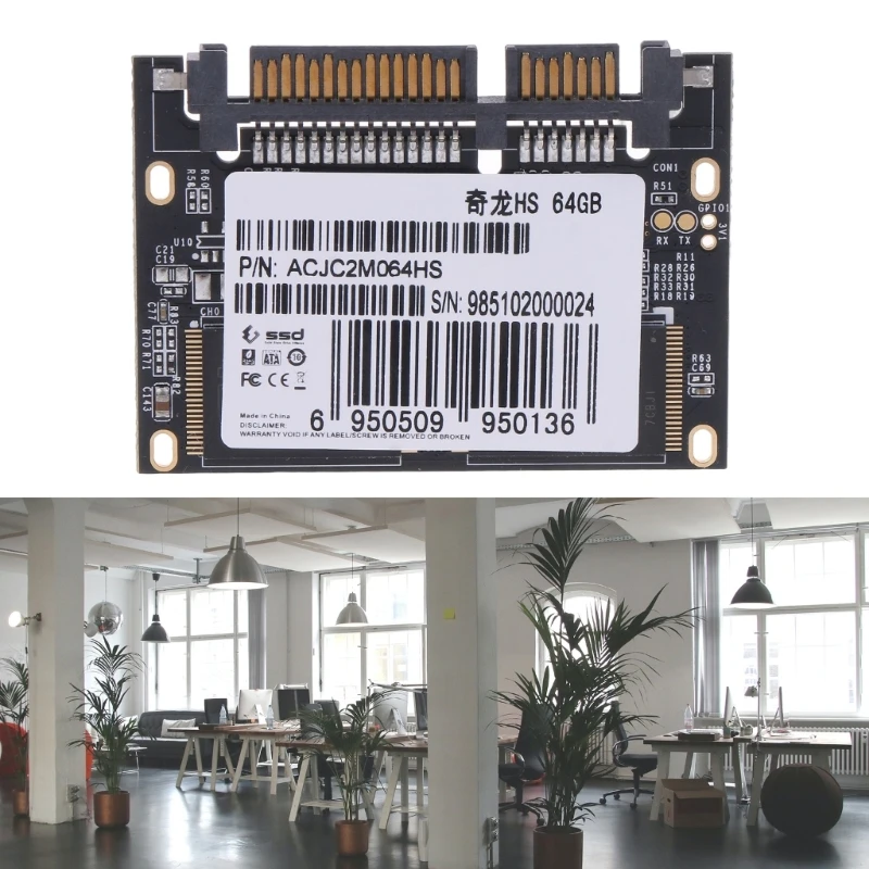 

64 Гб полутонкий III SSD-накопитель для внутреннего компьютера