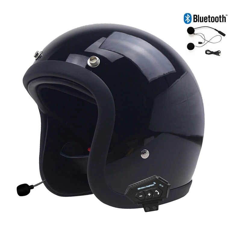 Tt&cocascos 500tx With Bluetooth Motorcycle Helmet High Quality Japanese Style Open Face Dot Approve Cascos Para Moto Summer enlarge