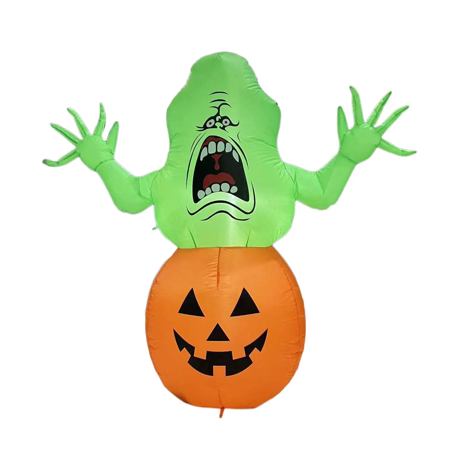 

Yard Decorations Outdoor Outside Inflatables Inflatable Halloween Pumpkin Evil LED Lights for Lawn Backyard Garden Home Fence