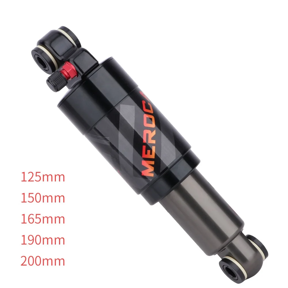 Bike Rear Air Shock Absorber Scooter Suspencion 125/150/165/190/200mm MTB XC Downhill Damping Air Pressure Lockout Bicycle Parts