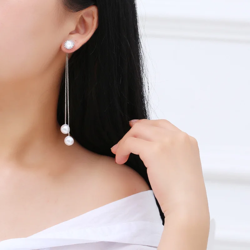 Новые модные длинные серьги для женщин большие серьги-кисточки со стразами и