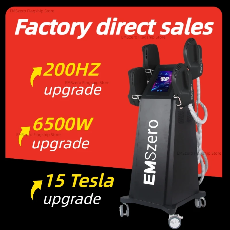 EMSNero 15 Tesla 6500 Вт RF Nova машина 2025 EMS для коррекции фигуры потеря веса и сжигание жира