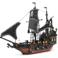 the black pearl gudi 652pcs pirates ship of the large models bricks building blocks toys gift compatible playmobil