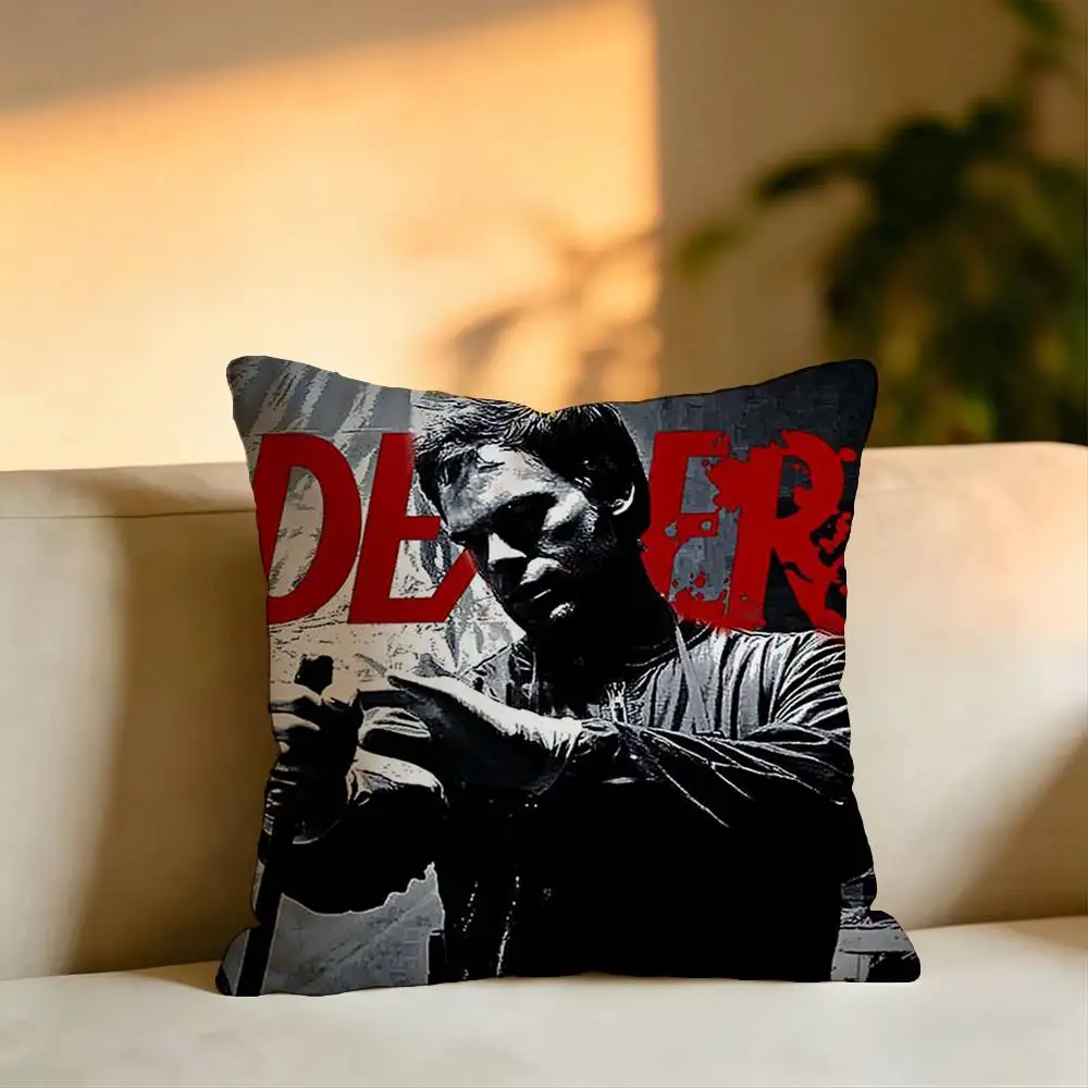 Фото Классическая квадратная наволочка с двусторонним принтом D-Dexter, наволочка для спальни, наволочка для дивана, чехол для подушки №5