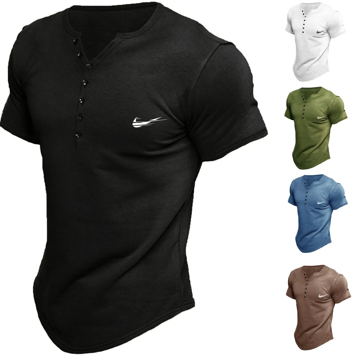 

2022 Men Polo Shirt Short Sleeve New Clothing Summer Streetwear Casual Fashion Men Tops