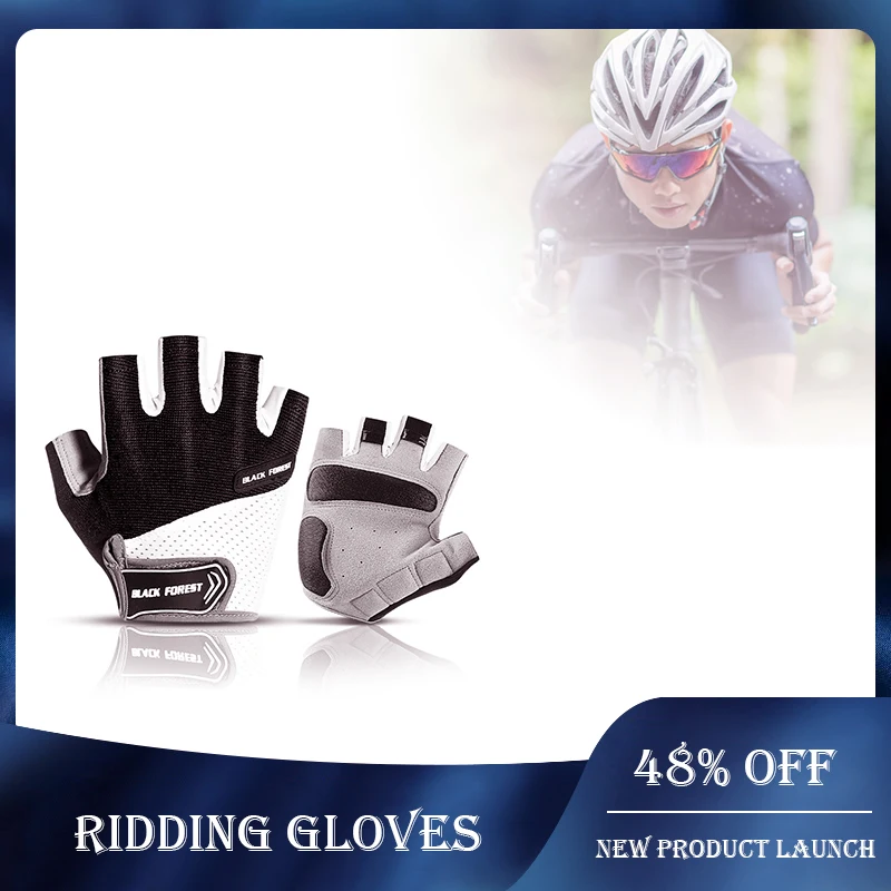 

Outdoor Sports Summer Men's and Women's Breathable Non-slip Fitness Weightlifting Half-finger Bicycle Riding Gloves