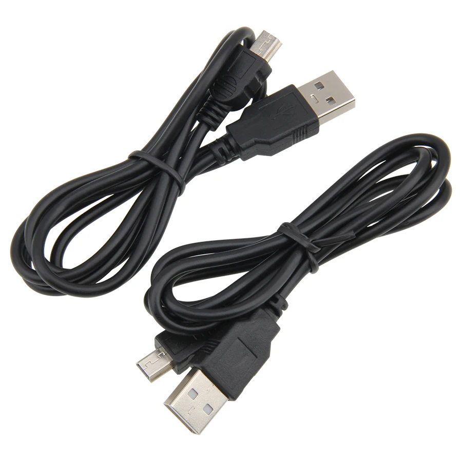 Кабель для зарядки и передачи данных адаптер USB на штекер Mini 5 Pin B MP3 MP4 плеера