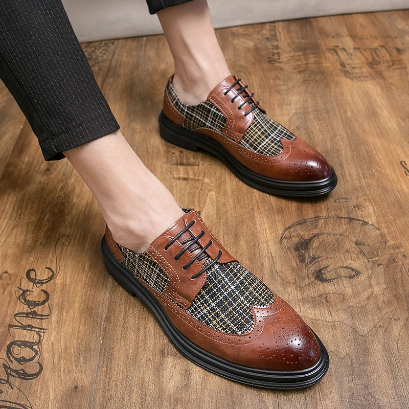 YOSBOGR/мужские повседневные деловые туфли-лодочки весенне-осеннего сезона с