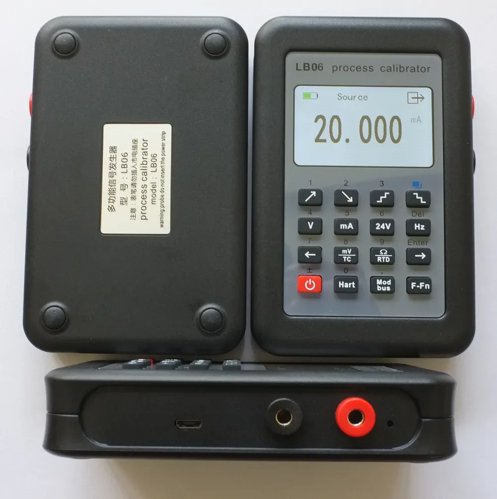 Фото Генератор сигналов тока, калибратор процессов LB06 Hart Modbus 4~20мА/0~10В, новый №2