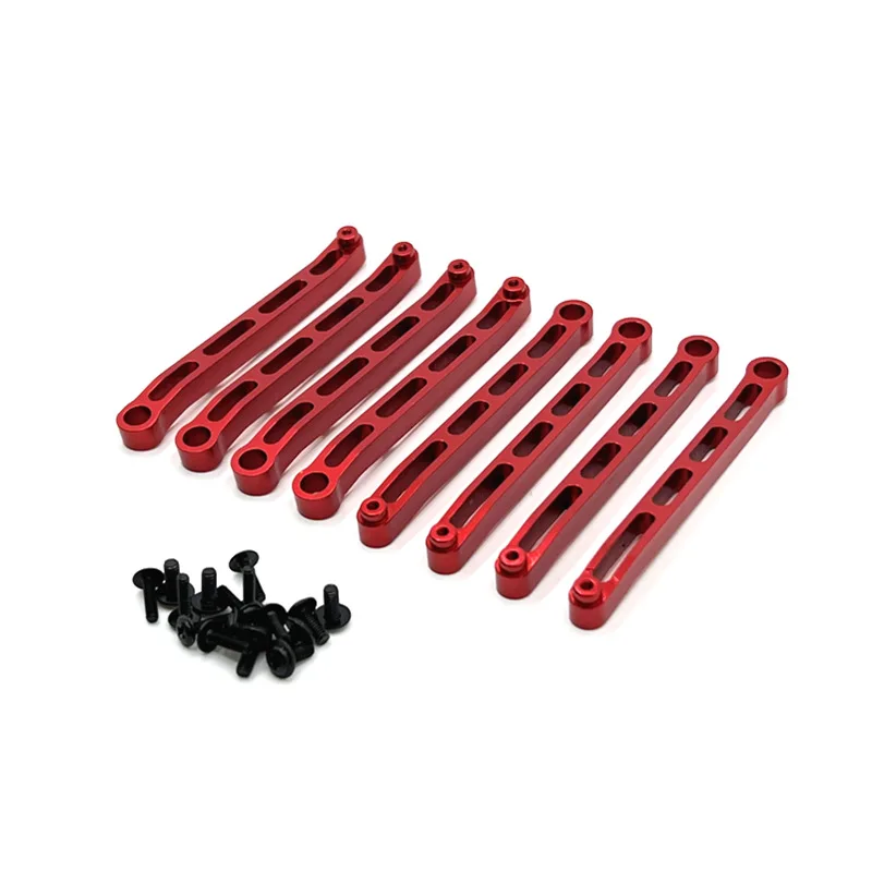 MN78 Metal Chassis Links Pull Rod Tie Rod Set for MN78 MN-78 MN 78 1/12 RC Car Upgrades Parts Accessories