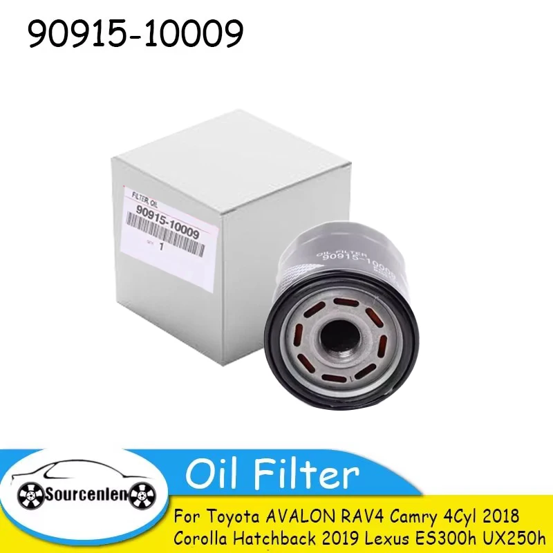 Масляный фильтр 90915-10009 9091510009 для Toyota AVALON RAV4 Camry 4Cyl 2018 Corolla Hatchback 2019 Lexus ES300h UX250h