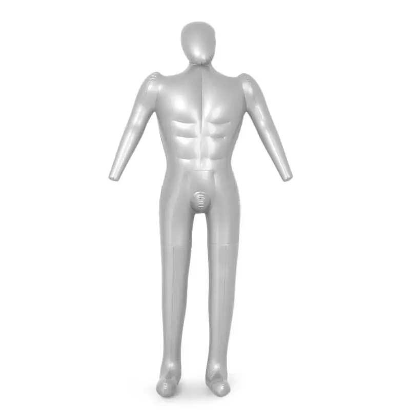 Man Full Body Inflatable Mannequin Male Dummy Torso Tailor Clothes Model Display Clothing Inflatable Model Men Full Body Model