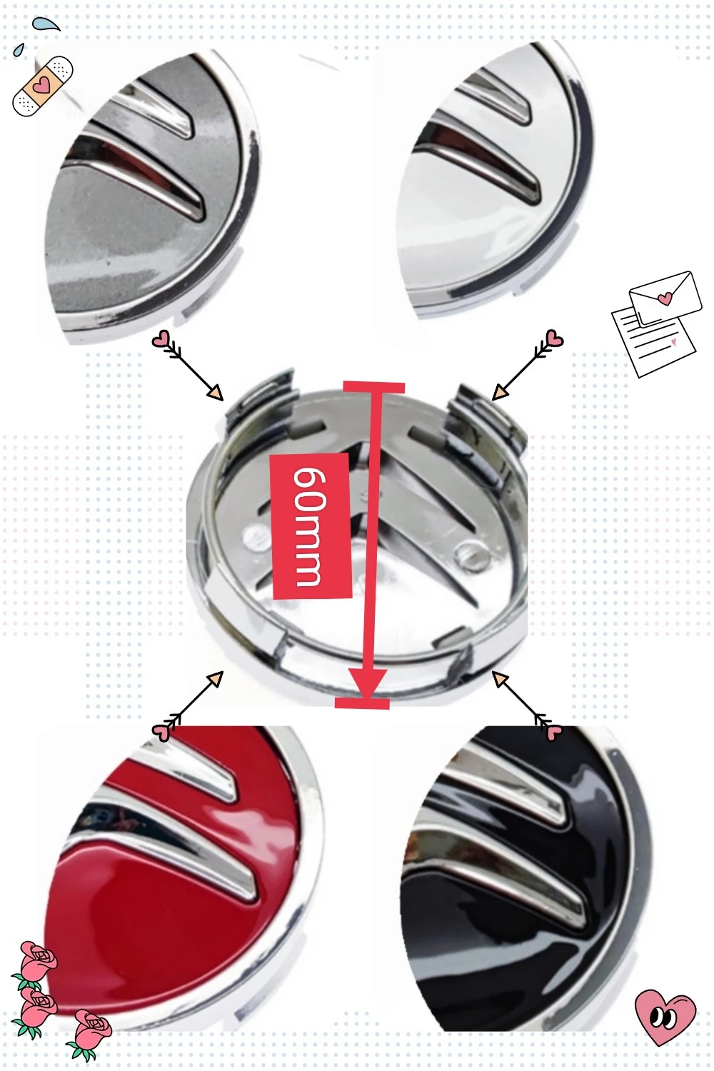 

4pcs 60mm 4pin Car styling Auto Car Wheel Center Hub Caps Rim Caps Covers emblem For Citroe n C3 C4 C5 C6 C-Quatre Accessories