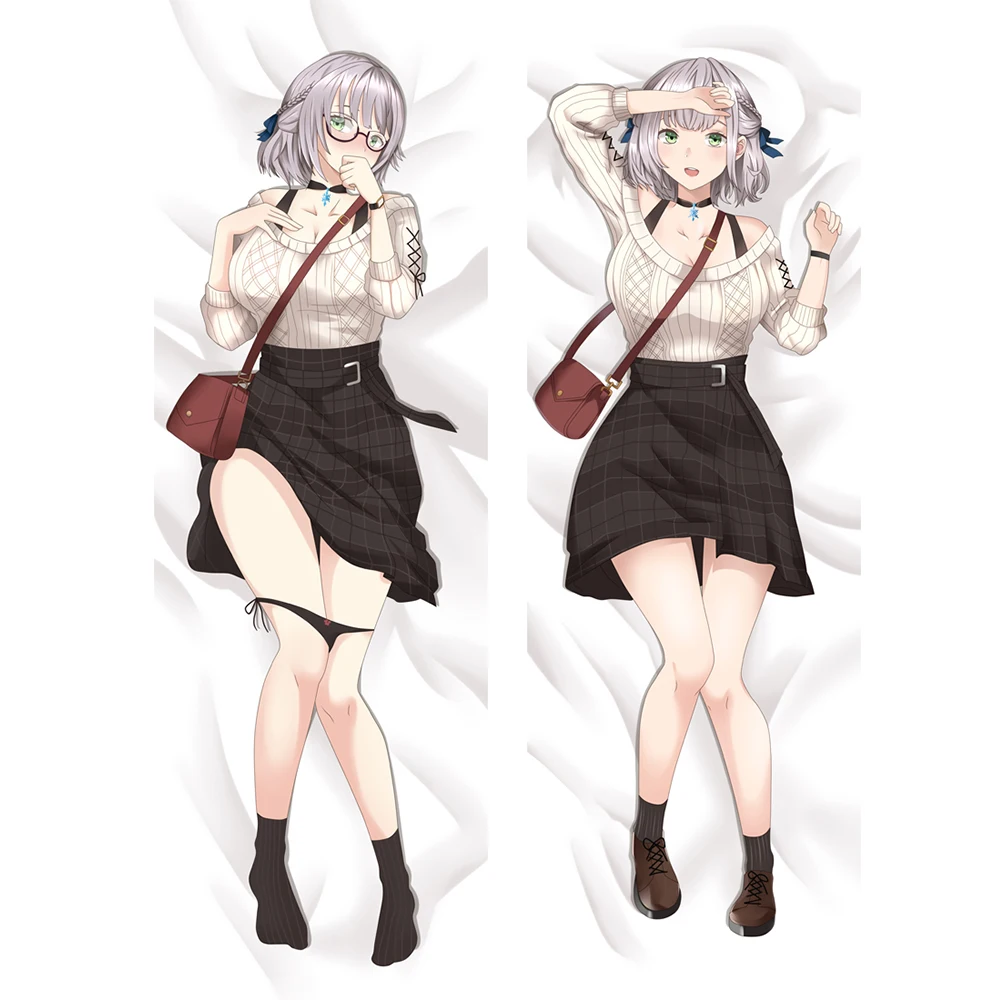 

Vtuber Anime Dakimakura Pillow Case Manga Cartoon Charater Double-Sided Printing Moegilr Hugging Body Pillowcase Galgme Cushion