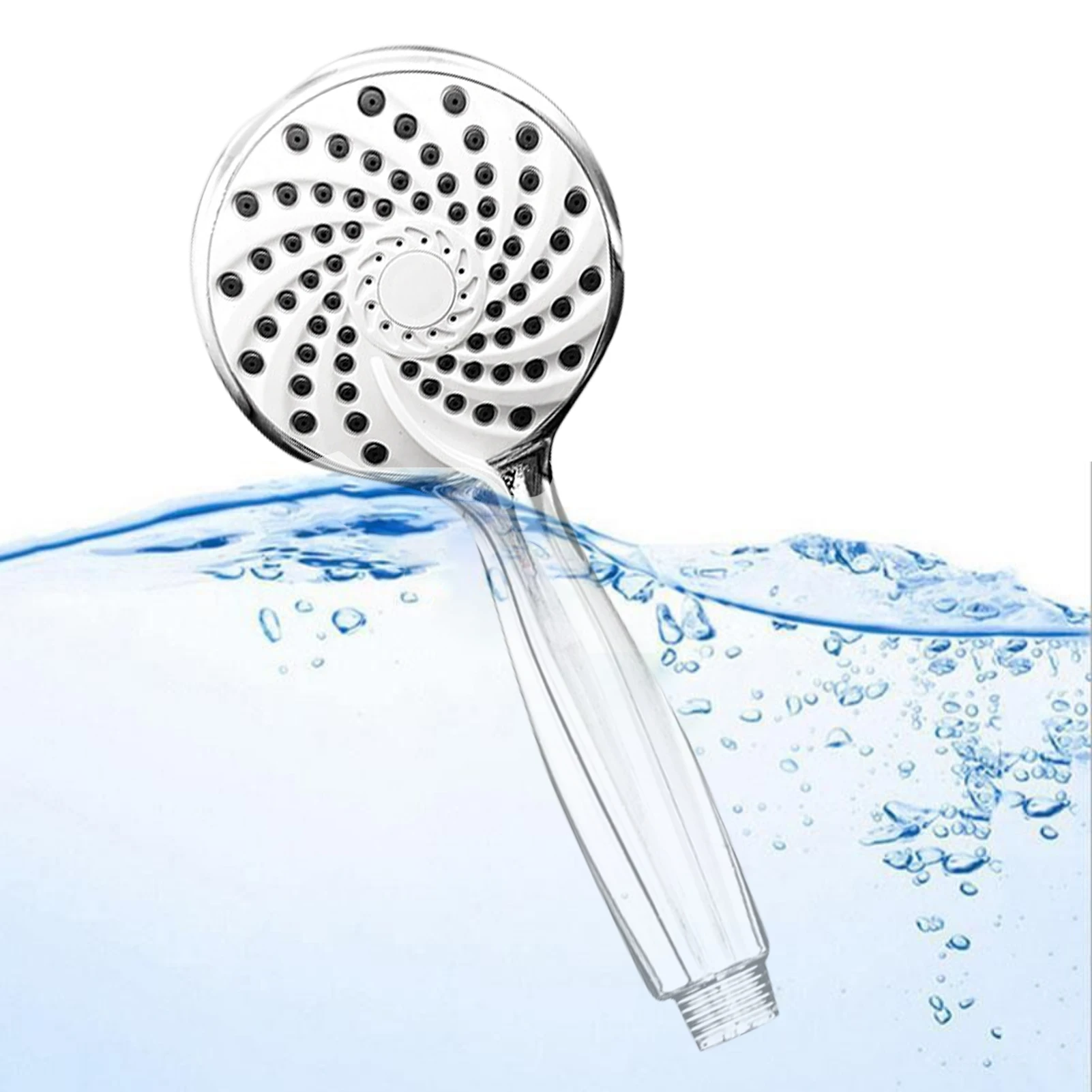 

Эргономичная Лейка для душа, лейка из АБС-пластика для экономии воды, 5 режимов, легкая универсальная прочная, высокого давления, легкая и ле...