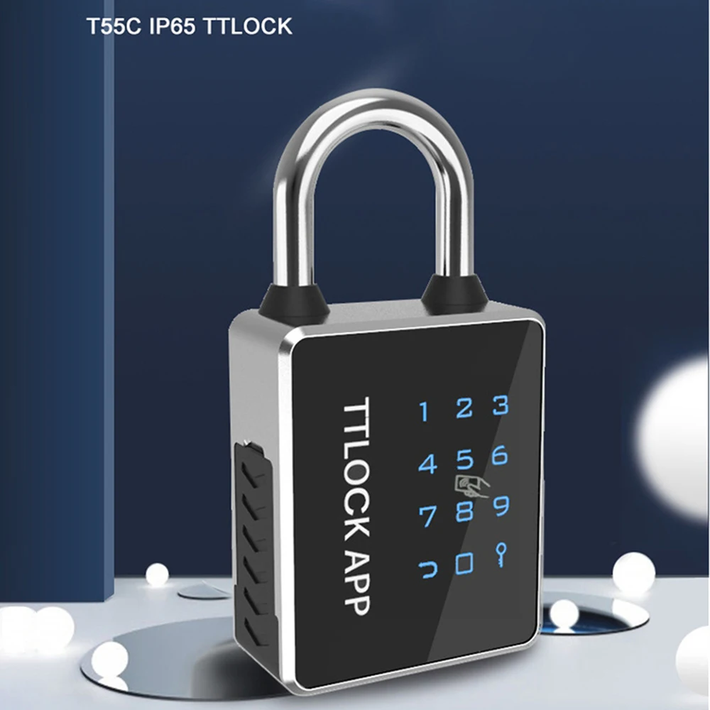 

Умный висячий замок Tuya TTLOCK, уличный Водонепроницаемый Электронный замок для склада, с приложением, паролем, картой, ключом, детской разблокировкой