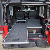 customize suv pickup 4x4 rear cargo bed cover security storage camping drawer box system locker for land cruiser lc80 100 200
