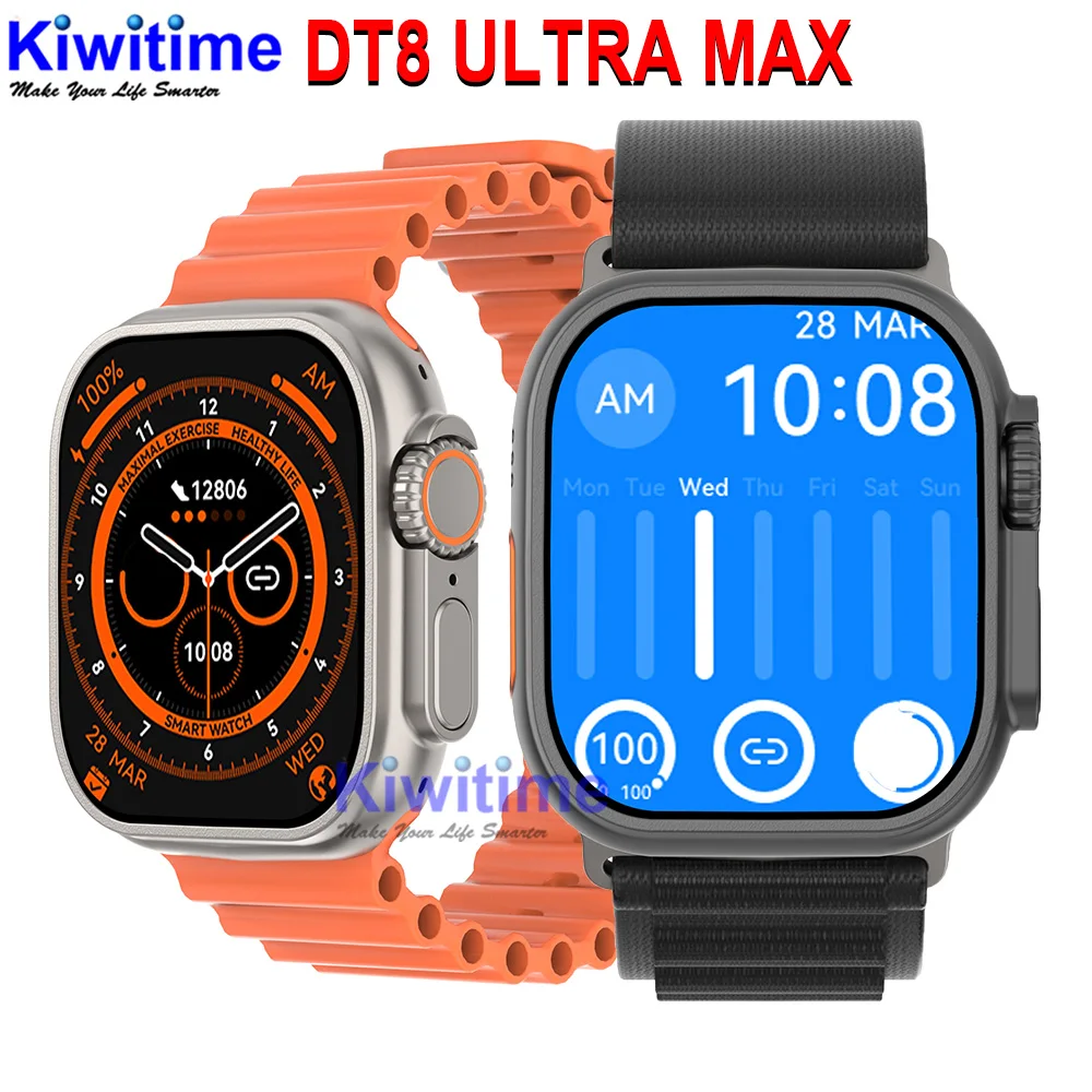 

Смарт-часы KIWITIME DT8 Ultra Max , 8 дюймов, 2,1 дюйма, сенсорный экран