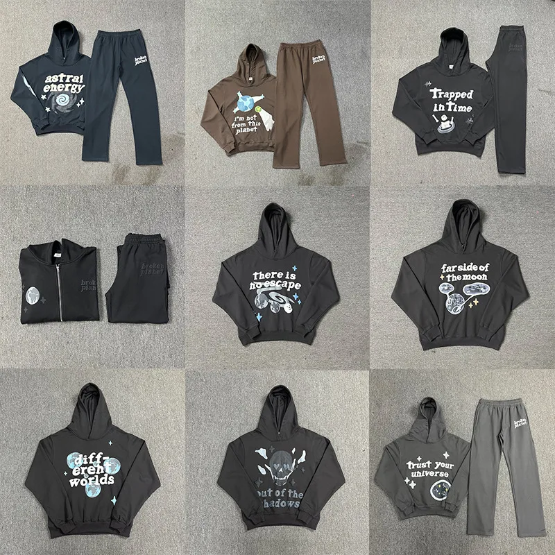 

BP Letter Printed Hoodie, European and American Skateboard Street Hoodie, Sports Suit, Pants, Trendy Sports Shirt