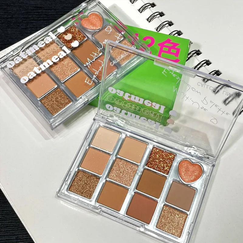 

Палитра теней для век 12 цветов стойкие неоновые пигменты для век матовые мерцающие Сияющие красочные художественные очаровательные космет...