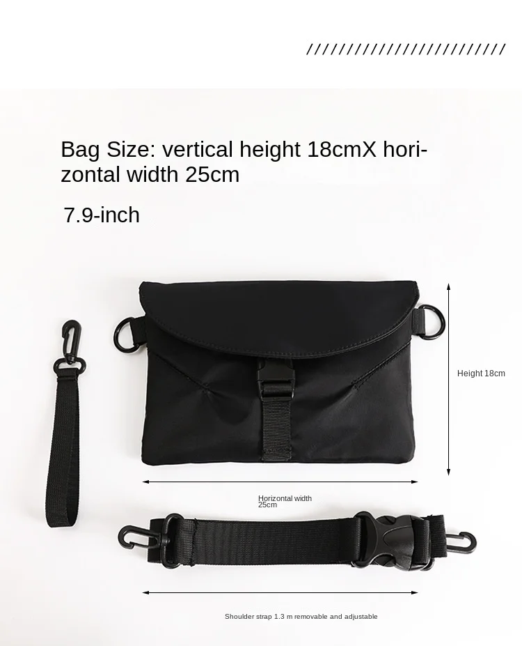 Korean Men's Shoulder Bag Diagonal Shoulder Bag Outdoor Sports Chest Bag Leisure Multifunctional Bag