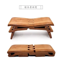 luban stool class pillow blind stool whole wood board free stitching handmade solid wood folding small multi functional