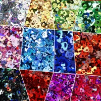 50gbag hollow heart nail art glitter sequins sparkly mixed size mirror polish flakes paillette diy acrylic for nails dust ask0