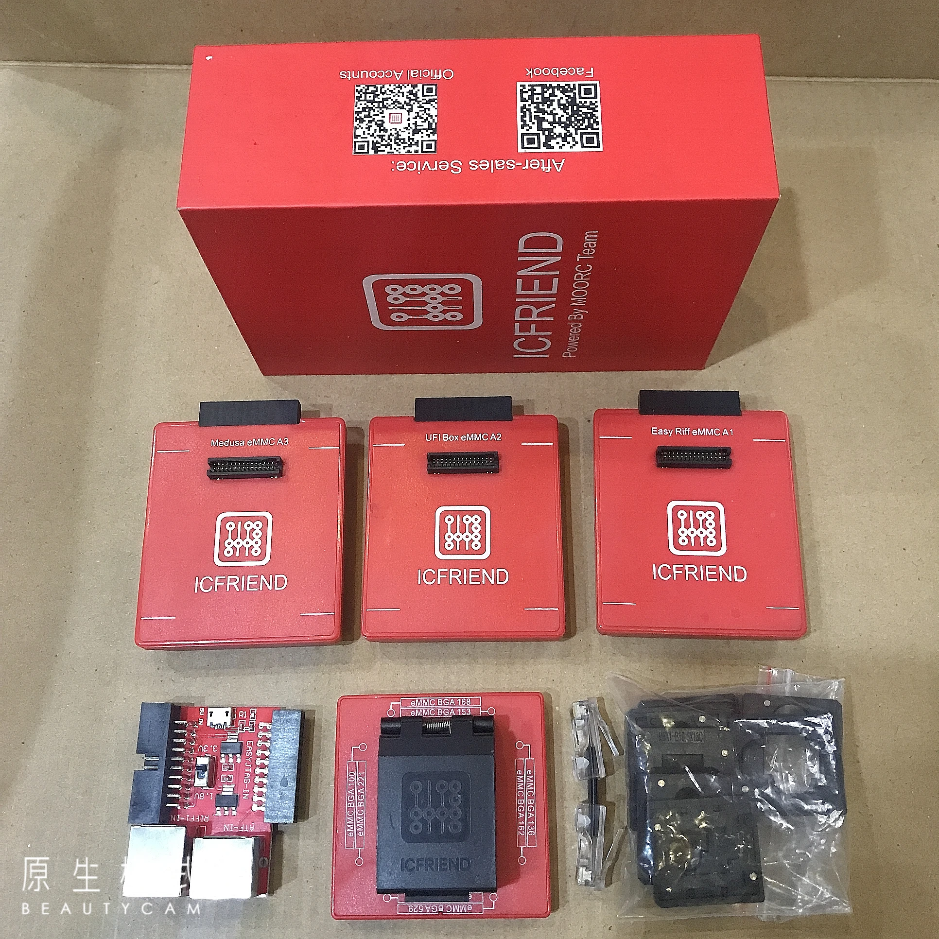 MOORC icfriend / emate x E MATE PRO BOX EMMC BGA 13 в 1 поддержка 100/221/529/254/136/162/168/153