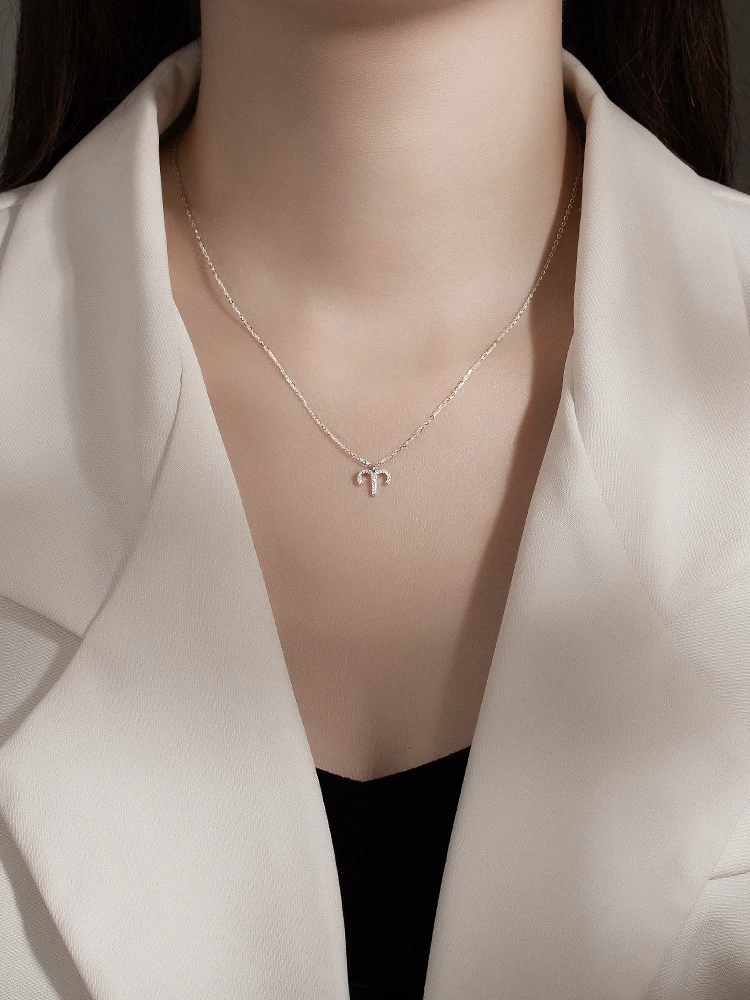 Женское ожерелье из стерлингового серебра 925 пробы Двенадцать созвездий новинка