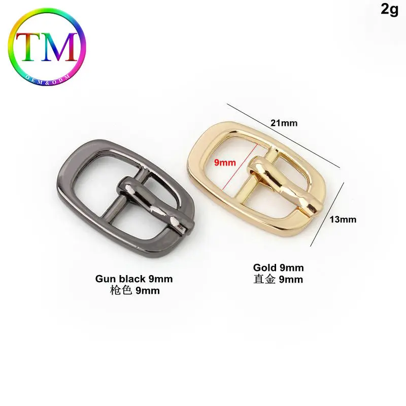 10-50Pcs 6Colors Adjustment Strap Belt Metal Pin Buckle Bag Straps Webbing Strap Clasp Diy Sew Hardware Accessories