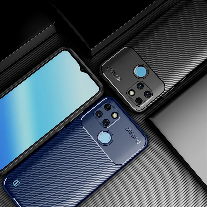 For OPPO Realme C21Y Case Cover For Realme C11 2021 C21 C21Y C25Y Shockproof Capas TPU Bumper Soft Cover For Realme C21Y Fundas